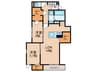 仮）D-ROOM上新庄南口 2LDKの間取り