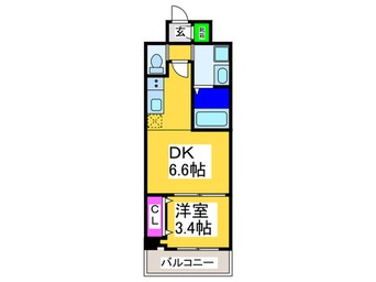 間取図 クローバー・グランデ今里