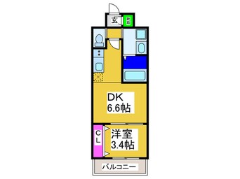 間取図 クローバー・グランデ今里