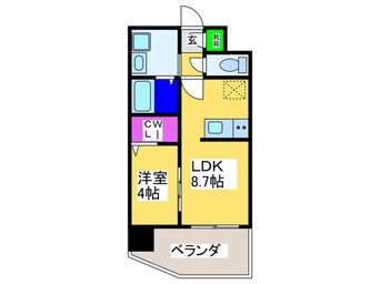 間取図 クローバー・グランデ今里