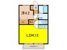 三船ハイツ　Ｂ 1LDKの間取り