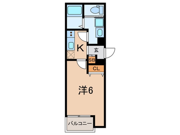 間取り図 ALEGRIA東二見