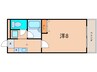京琴館 1Kの間取り
