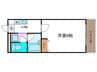 京琴館 1Kの間取り