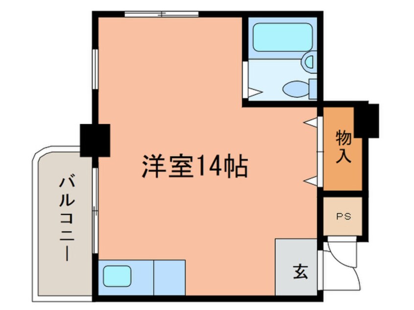 間取図 リブマンション横土井Ⅲ