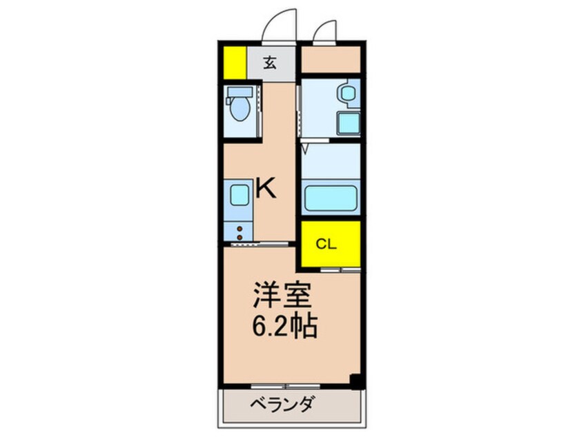 間取図 フリーディオ楠葉