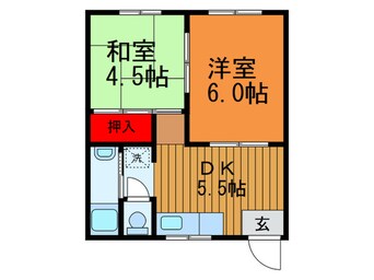 間取図 ファミリーハイツ