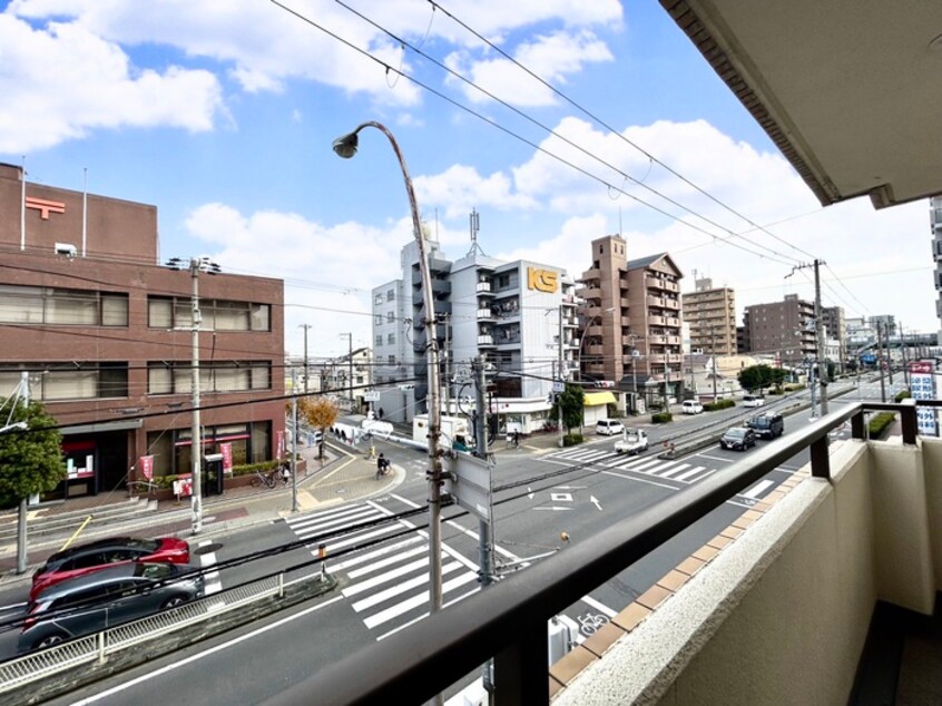 室内からの展望 ビーバーハイツ駒川