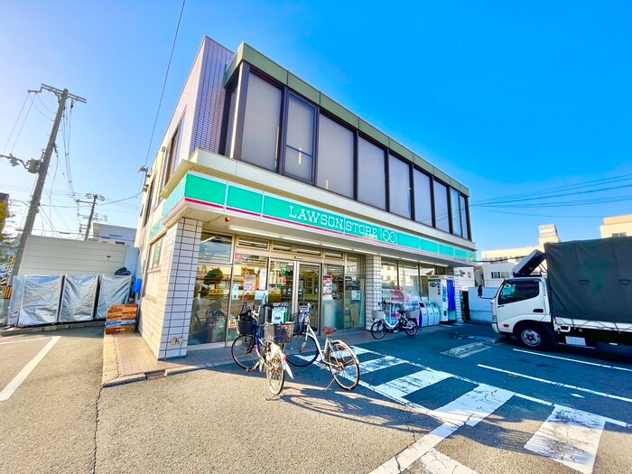 ローソンストア100東住吉今川店(コンビニ)まで160m ビーバーハイツ駒川