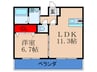 カリ－ナ東淡路 1LDKの間取り