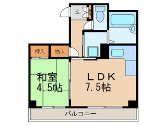 間取図 カサグランデ服部