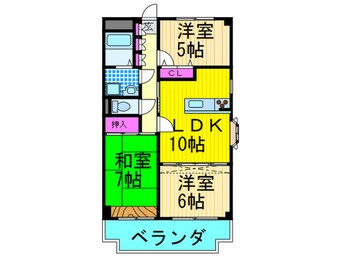 間取図 コスモピア赤光