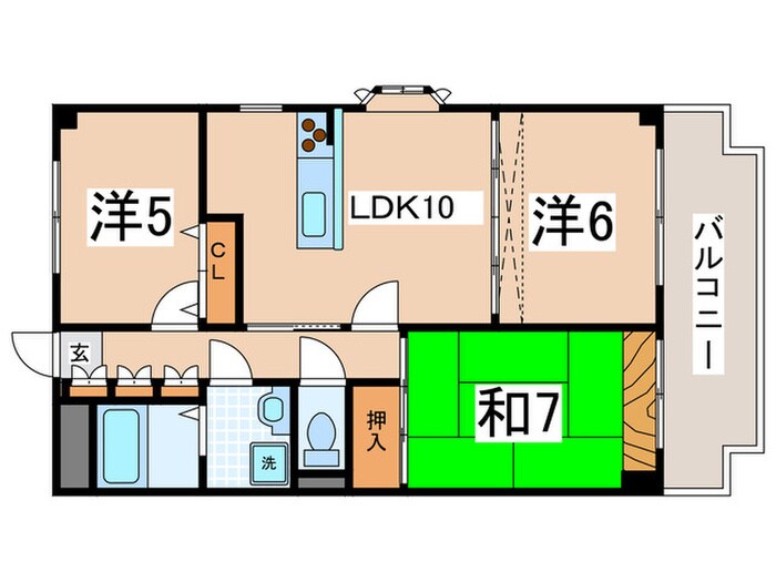 間取り図 コスモピア赤光