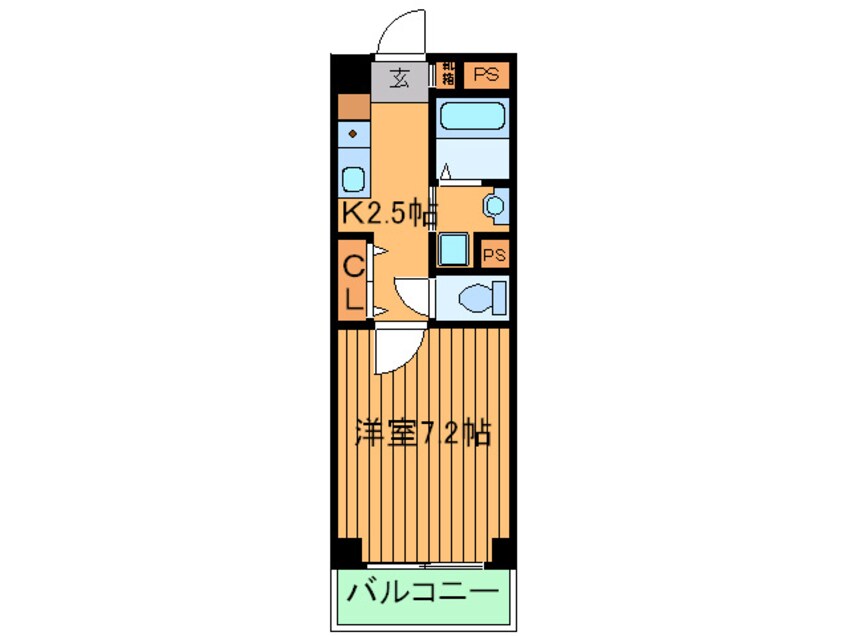 間取図 J-PRIDE難波南