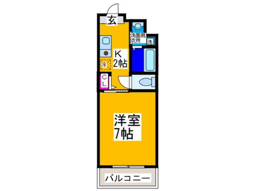 間取図 カ－ライル堺市駅前