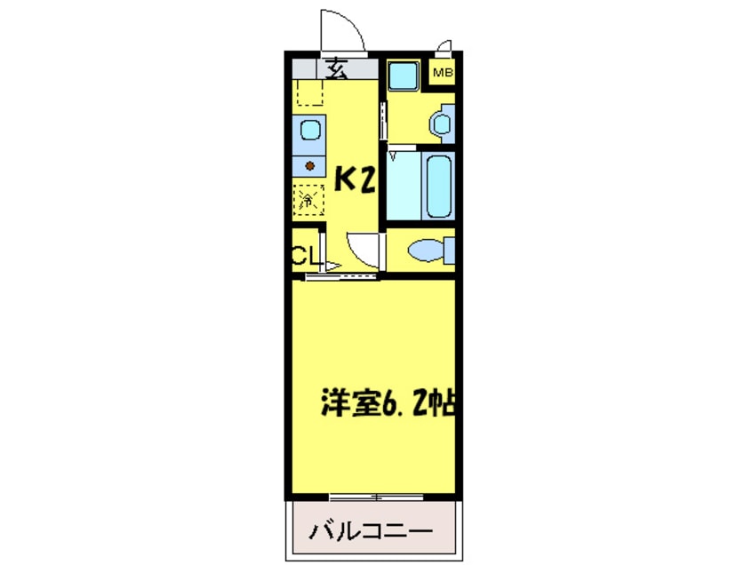 間取図 カ－ライル堺市駅前