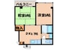 ヴィラロイヤルＹＵＫＩ 2DKの間取り