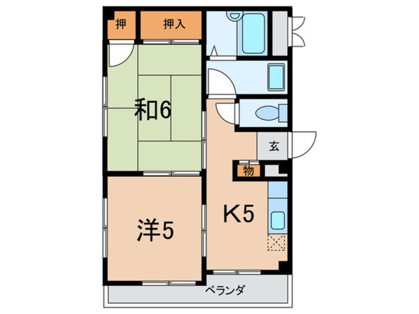 間取図 メゾンフクジュ