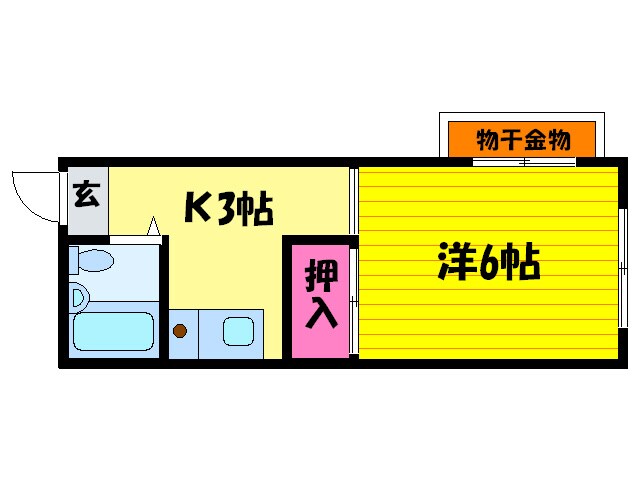 間取り図 抜天房