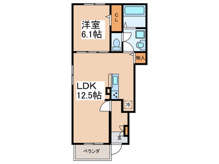 間取り図 仮)ヒカルサ富田林桜井町