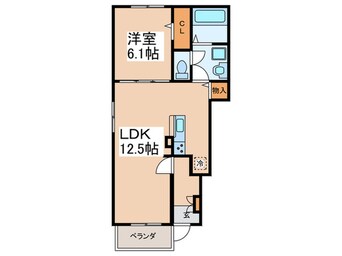 間取図 仮)ヒカルサ富田林桜井町