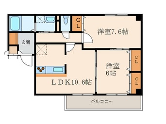 間取図 メゾン・クレール