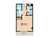 ラム－ル六甲山ノ手 1Kの間取り