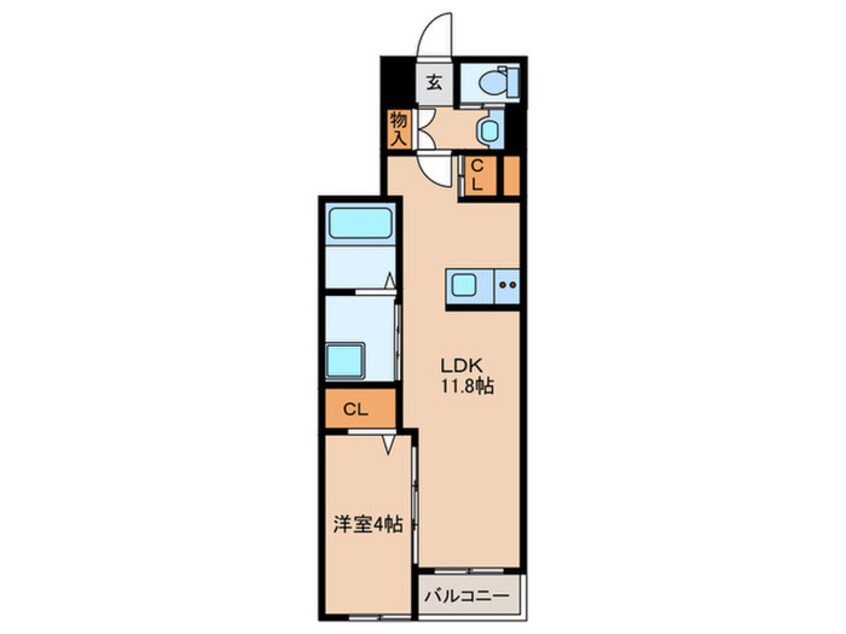 間取図 ビタミンテラス明石別所町