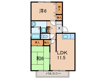 間取図 アベニール２２