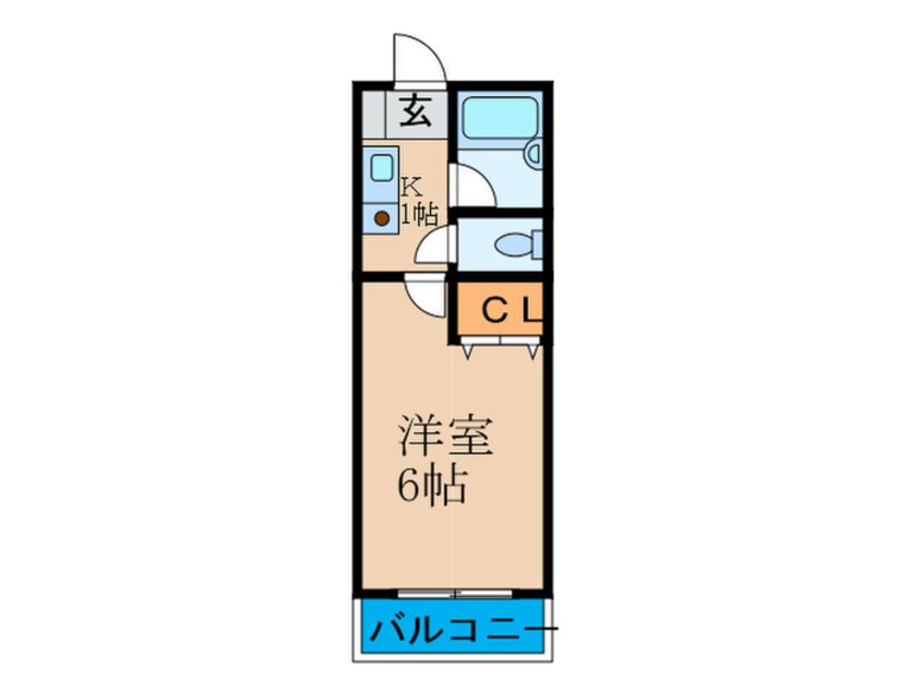 間取図 カーサ　大和田