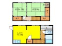 貝塚市北町一戸建の間取図