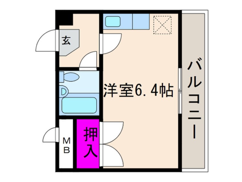 間取図 メゾンあぶの