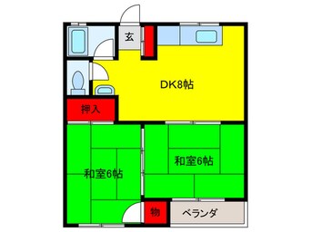 間取図 成田グリ－ンハイツ