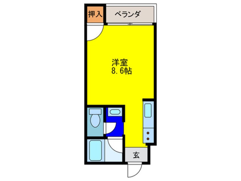 間取図 レ－ヴ千林