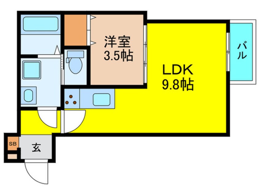 間取図 アレグリア香里園