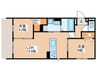 D-residence香里新町 2LDKの間取り
