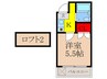 池田アーバンライフ 1Kの間取り