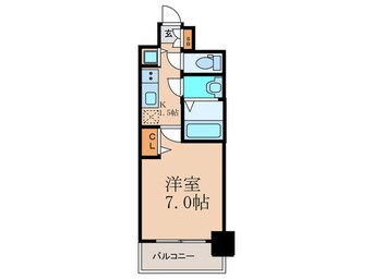 間取図 プレサンス水都ＯＫＡＷＡ(304)