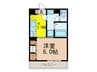 Casa　de  estacion 1Kの間取り