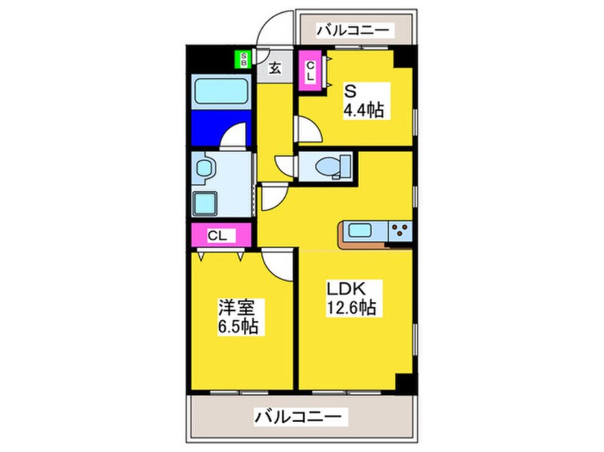 間取図 フォレスタ　カササギ