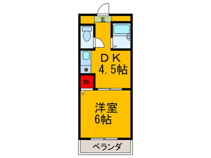 間取図 アーバンドゥコンゴー