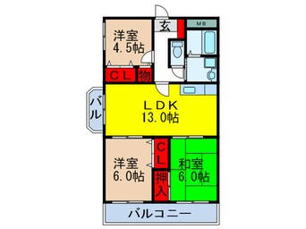 間取図 ツインフィールド壱番館