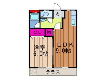 間取図 中ノ山ハイツ