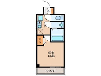 間取図 アドバンス北大阪ロワン(505)