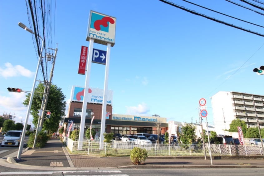 万代　川西加茂店(スーパー)まで850m レイクハイツ