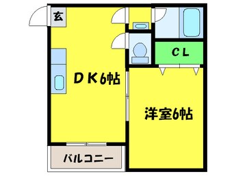 間取図 グランデ堺東