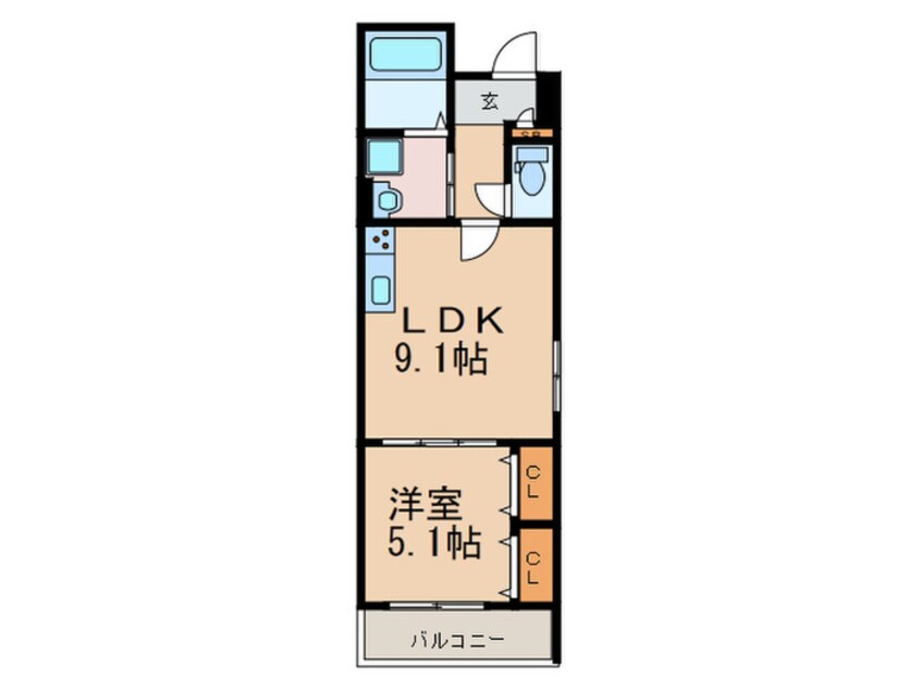 間取図 ラモーナ福町