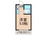 中内ハイツ 1Rの間取り