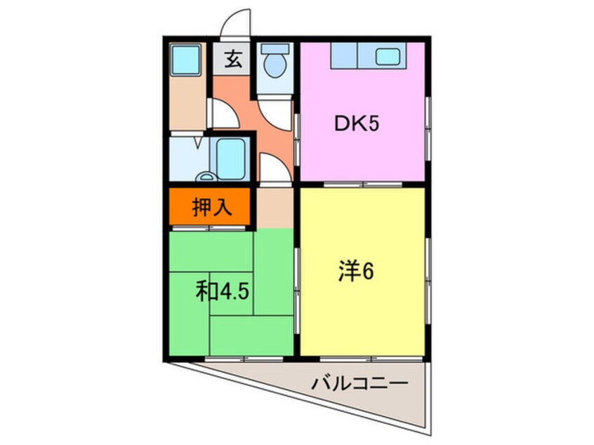 間取図 中内ハイツ