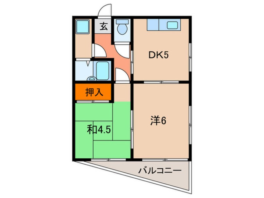 間取図 中内ハイツ